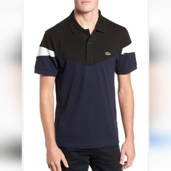 Lacoste Other - Lacoste classic Fit Pique Polo in Navy , size L